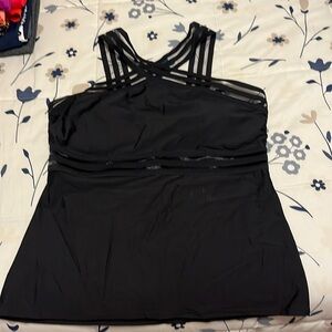 Woman’s Black tankini top